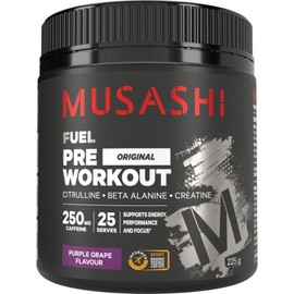 Musashi Buy Musashi Pre Workout Purple Grape 225g Online