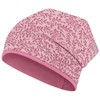 Smarilla Girls' Autumn Beanie Transition Hat Cotton Double Layer, Pink