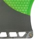 UPSURF Surfboard Single Fins Fiberglass Longboard Green Honeycomb+Carbon 8Inch Surfing