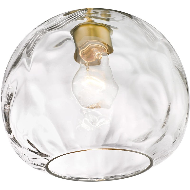 Z-Lite 490P10-OBR Chloe Pendant, 1-Light 100 Watts, Olde Brass