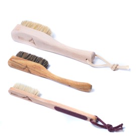 MADU CLIMB - Wooden Rock Climbing Brush Set Premium Boars Hair - Small, Medium, Large.…