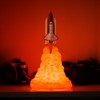 3D Printing Space Shuttle Lamp USB LED Children Baby Night
