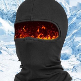 Viking Style Winter Windproof Ski and Motorcycle Balaclava Neck Warmer Camping Navy/One Size 2ea