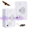 2 Pack Ultrasonic Mice Bat Repellent Devices, Roach Killer Rodent