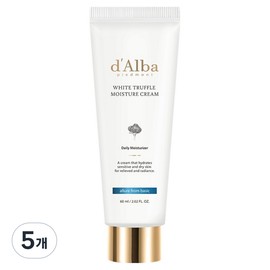 Dalba White Truffle Moisture Cream, 60ml, 5 pieces / 달바 화이트 트러플 모이스처 크림, 60ml, 5개