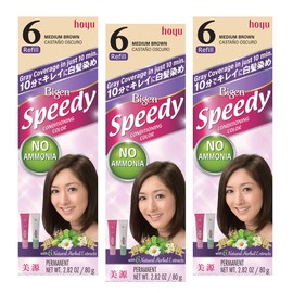 Bigen Speedy Conditioning Color Refill: 6 Medium Brown - 3 Pack