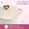 Paris Hilton Enameled Cast Iron Dutch Oven Heart-Shaped Pot with