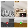UFORU Makeup Organizer for Vanity with Brush Holder, Countertop Organizer