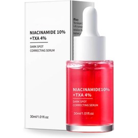 Suero Facial con Niacinamida 10% y Ácido Tranexámico 4% Serum Niacinamida para Mejorar la Apariencia de Manchas e Imperfecciones, Unificar el Tono e Iluminar la Piel Korean Skincare