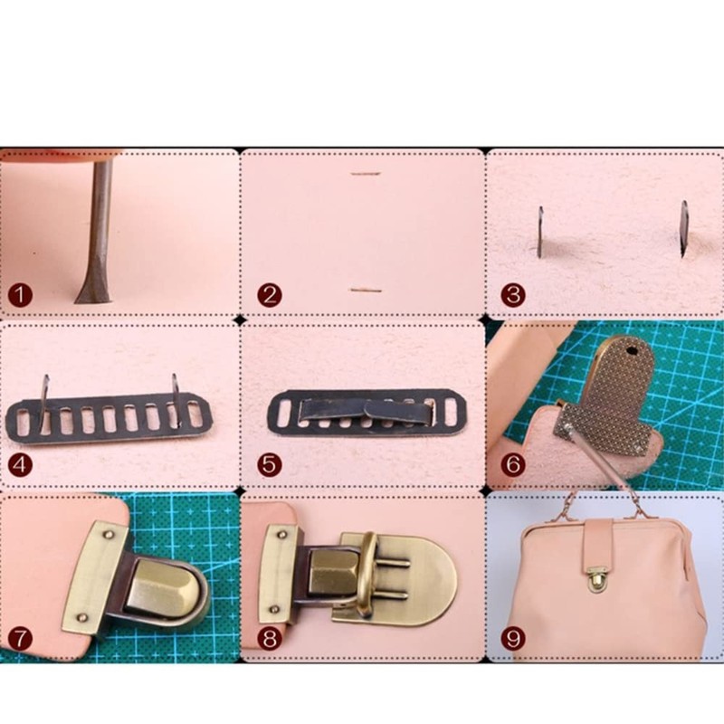 Twist Closure Bag Closure 4 Pcs Metal Bag Clasp Thumb