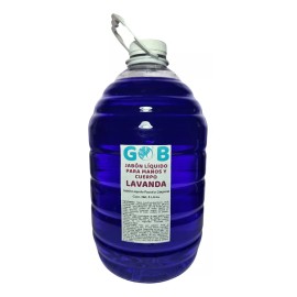 GOB Jabón Líquido Para Manos Y Cuerpo Lavanda - Gob - 5 Litros