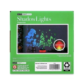 Gemmy NEW! Gemmy LED Light Show Shadowlights Santa’s Workshop Projection Holiday Scene