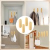 4pcs Foldable Wall Hook for Hanging,Heavy Duty Coat Hooks of