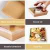 ZHPLIX ZHPLIX 50 charcuterie boxes with clear lids,sandwich box,disposable charcuterie