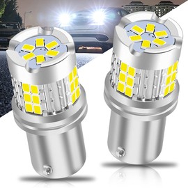 Sidaqi 2PCS 1156 BAU15S PY21W LED Bulbs,Extremely Bright 30SMD 3020 800LM 12-24V for Car LED Brake Light Backup Reverse Stop Tail Position Light Bulbs-Red