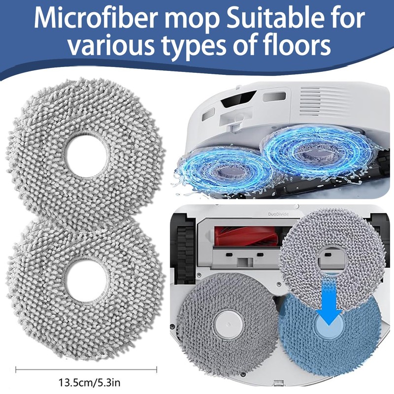XVXUOU Replacement Accessories kit Compatible with Roborock QV 35A /