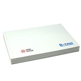 B-TAO Premium White Loose Leaf 100 Sheets (White Plain)