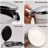 Double Insulated Sauce Jug with Hinged Lid,Ideal Stainless Steel Gravy