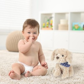 MON AMI Bentley The Goldendoodle Dog Stuffed Animal – 7”/17cm | Soft Cuddly Dog Toy | Gift for Kids