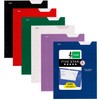 Five Star 4-Pocket Folder, 6 Pack, Paper Folder, Fits 3-Ring