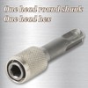 2 Pcs SDS Bit Adapter Hex Socket Drill Holder Converter
