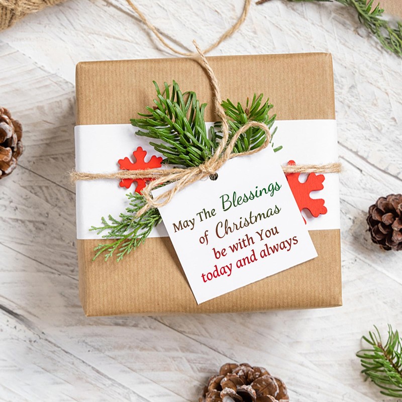 ORIGACH Merry Christmas Wishes Clear Stamps Blessing Words Silicone Stamps