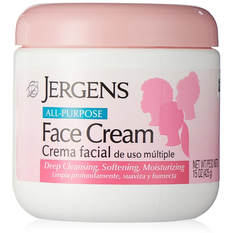 Jergens All Purpose Face Cream, Deep Cleansing Facial Cream, Makes