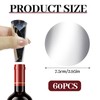 60 Pack Wine Pourers - Elegant Reusable Anti Drip Pourer
