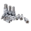 13 Pcs Hex Bit Socket Set 1/4 3/8 1/2 Inch