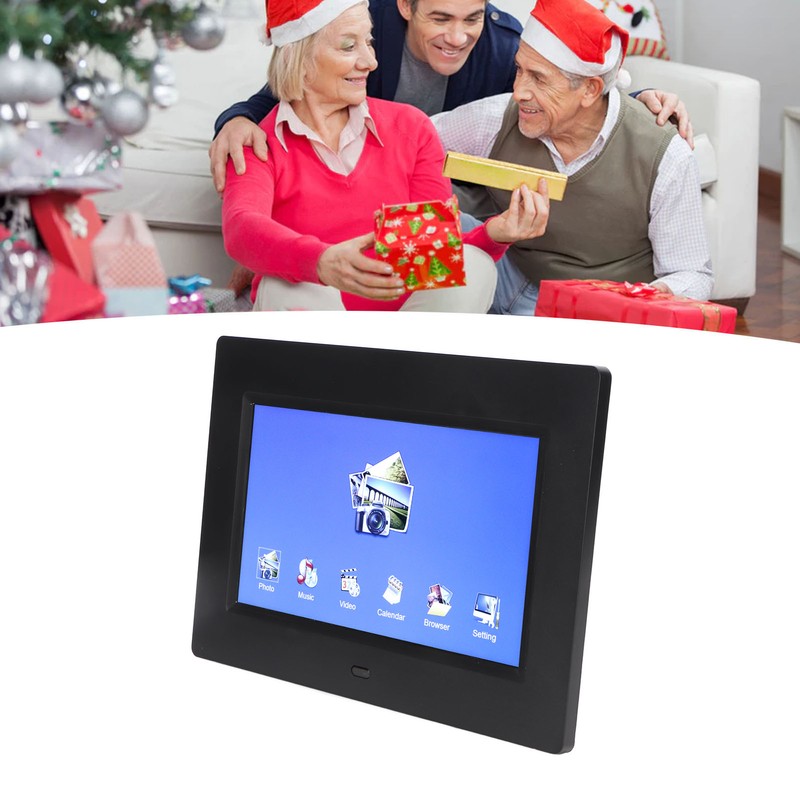 7 Inch Digital Picture Frame HD 800x480 Multifunction Electronic Photo
