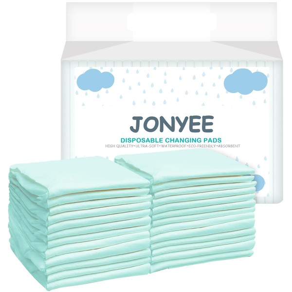 JONYEE Disposable Underpads with Leak-Proof Quick-Dry Design for Incontinence, Super