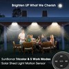 SunBonar Solar Ceiling Light Motion Sensor 2 Pack, 5 Modes