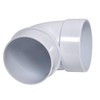 Central Vacuum Cleaner White 2 Inch PVC Elbow Short 90