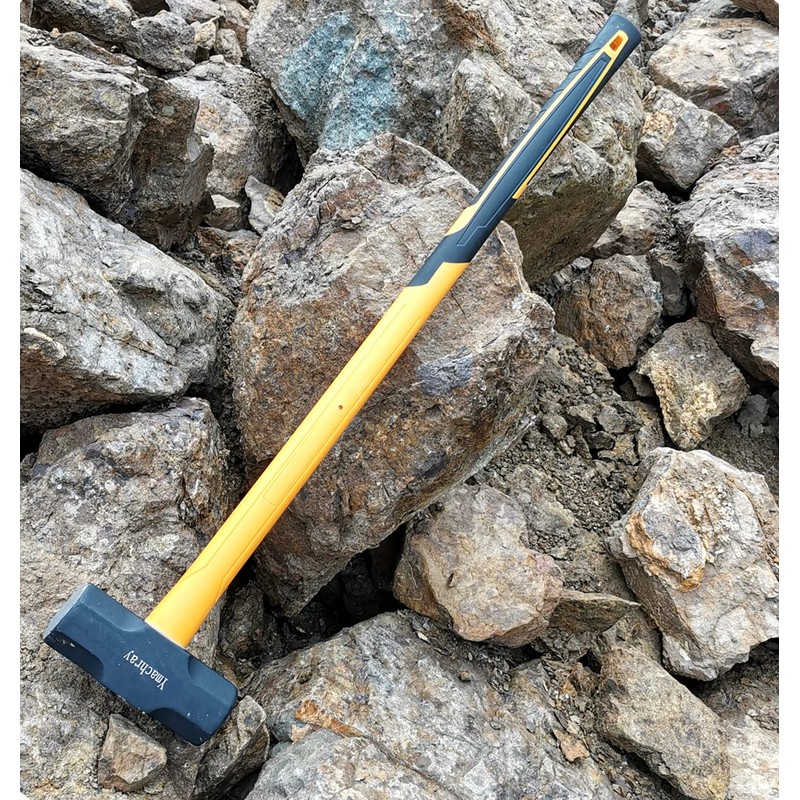 10 LB Sledge Hammer with Heavy Duty Construction, 35-Inch Fiberglass