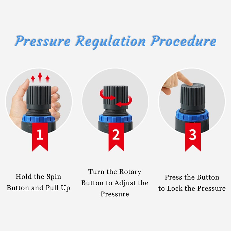 ZHONG AN Pressure Regulator With Gauge - Mini Control Valve