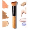 Cosmetic Brush Set with Wood Handles for Smooth Application