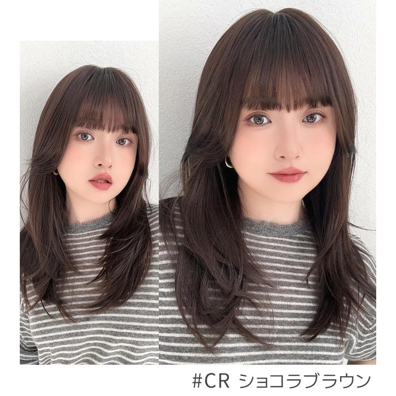 Brightlara hf1965-CR Wig, Long Layer, Wolf Ladies, Long Hair, Natural