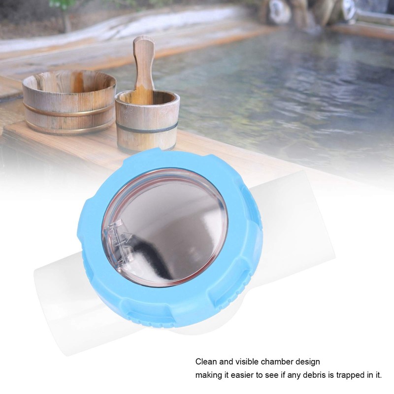 BAOFUYA Visible Check Valve for Swimming Pool 2in Non Return