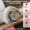MAHOOMMAKH 49PCS Thread Chaser Set, Thread Repair Chaser Kit with