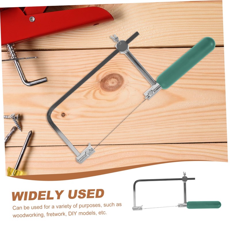 TEHAUX Small Metal Hacksaw Jewelry Accessory Jewelers Bow Saw for