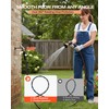 HODUP Heavy Duty Hybrid Rubber Garden Hose 100FT, 5/8"