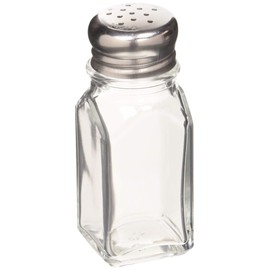 Genware KC009 Nostalgic Salt or Pepper Shaker, 2 oz., 105 mm Height, 40 mm Length