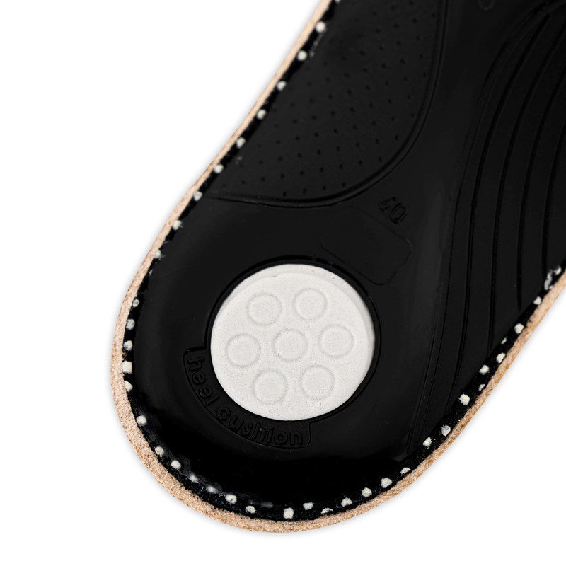 BAMA Premium Leather Footbed, Orthopaedic Insole, Anatomically Shaped, Genuine Leather,