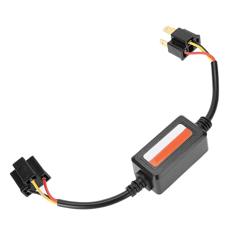 2pcs Car LED Headlight Decoder Radio Audio Anti Interference Error