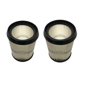 2 PACK KLEAN AIR 17812 Replacement Blue Stripe Cartridge Filter Compatible with Crafts man Replace Part 17812 9-17812 73108 Pleated Paper Vacuum Dirt Filter for most 5,6,8,12 gallon vacs before 1988