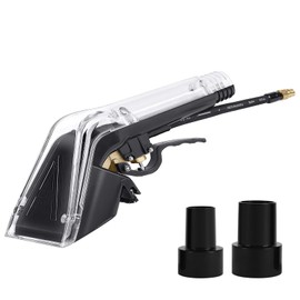 Pumpoasis Extractor Hand Tool for Shop Vac,Mytee,Add Cleaning Brushes,Anti Fall Transparent Shell,1/4”quick connect,with 2-1/2"&1-7/8" Adapters,for Upholstery & Carpet Cleaning and Car Detailing