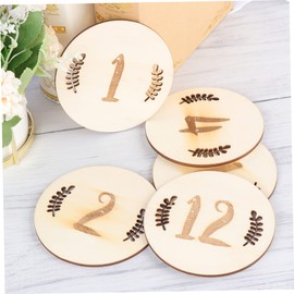 Vaguelly Infant Birthday Milestone Month Number Cards 12pcs Wooden Newborn Photography Props