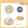 Ginoya 0.2 inch (5 mm) Thick Felt Pads, 24 Pieces,