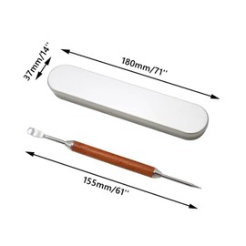 Wagoodter Coffee Art Pen, Latte Decorative Art Pen, DIY Kitchen Tools, Coffee Accessories for Cappuccino, Latte and Espresso, Unlock Exquisite Pull Pattern (A)