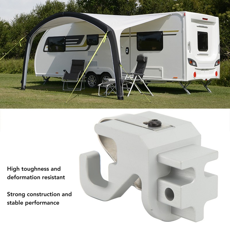 RV Awning Lower Rafter Claw Heavy Duty Satin Aluminium Fit